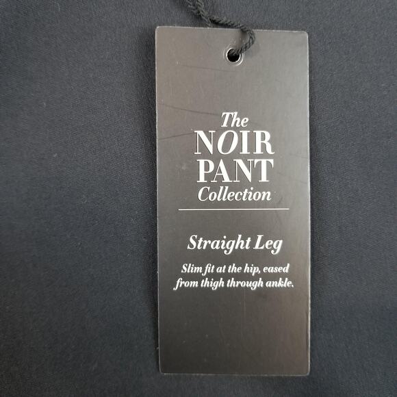 Torrid Pants Womens 20 Black Straight Leg Noir Stretch Career Office Work New - Picture 3 of 13